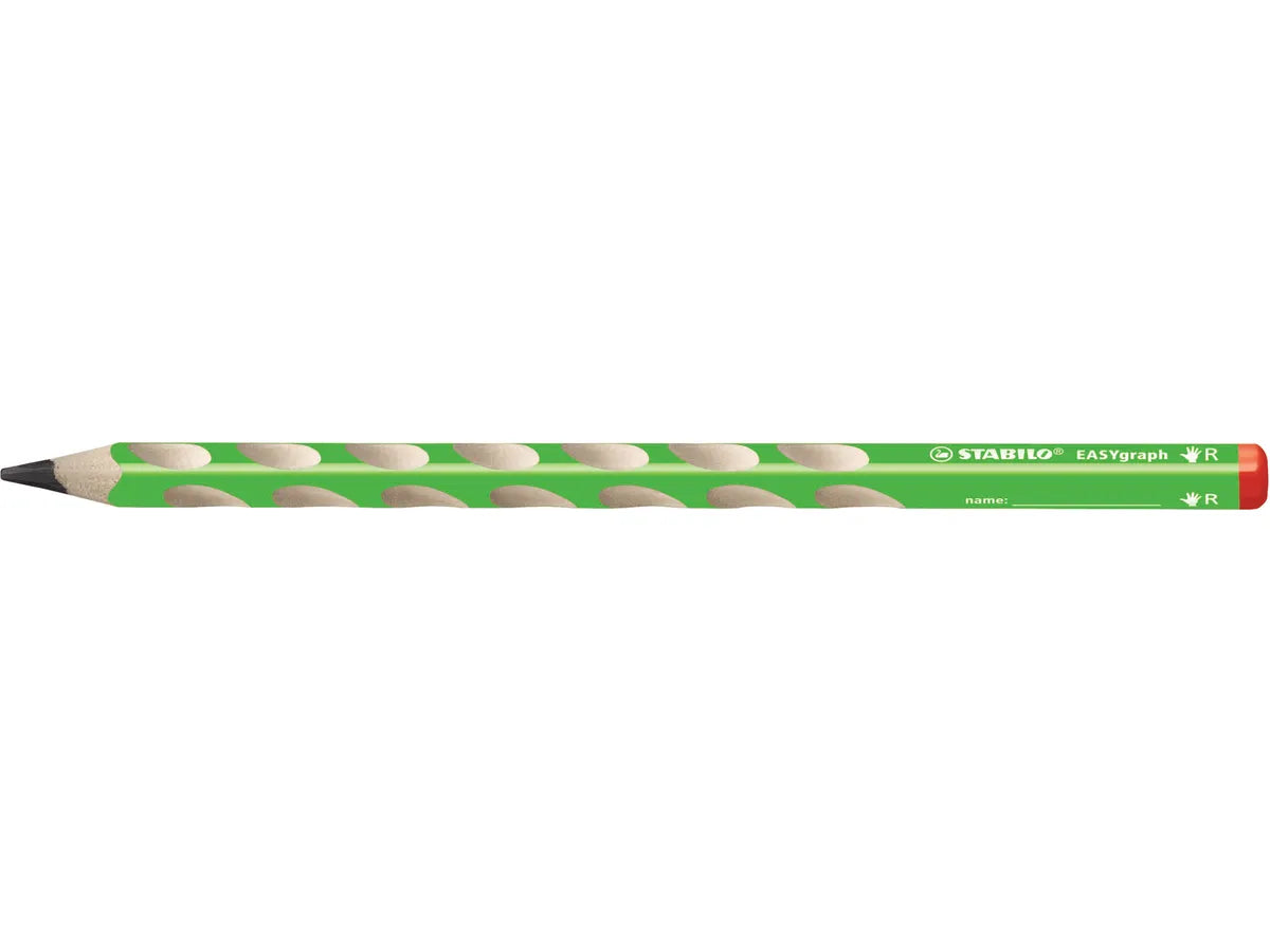 Matita STABILO EASYgraph HB Ergonomica Triangolare per Destrimani Fusto Verde Chiaro