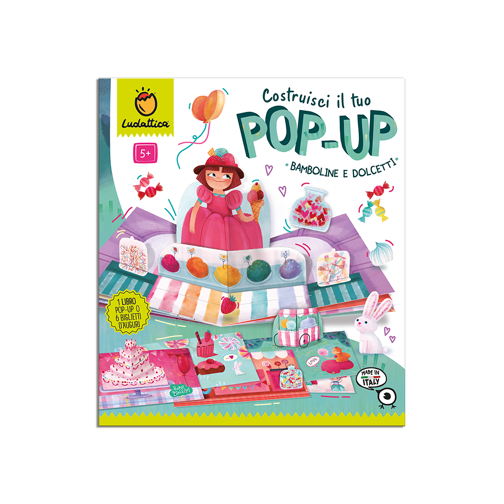 Costruisci il tuo Pop-Up – Bamboline e Dolcetti | Crea biglietti 3D e un vero libro Pop-Up! - Ludattica