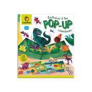 Costruisci il tuo Pop-Up – Dinosauri | Kit creativo 3D per bambini - Ludattica