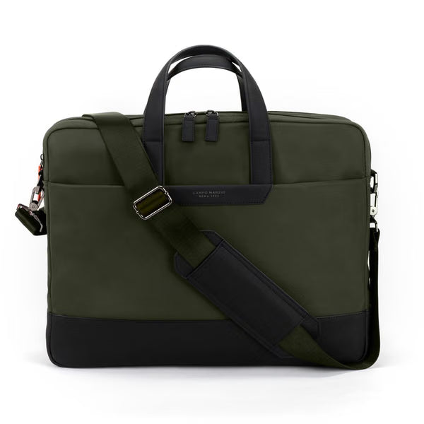Borsa Professionale 15,6" William Verde Militare – Campo Marzio