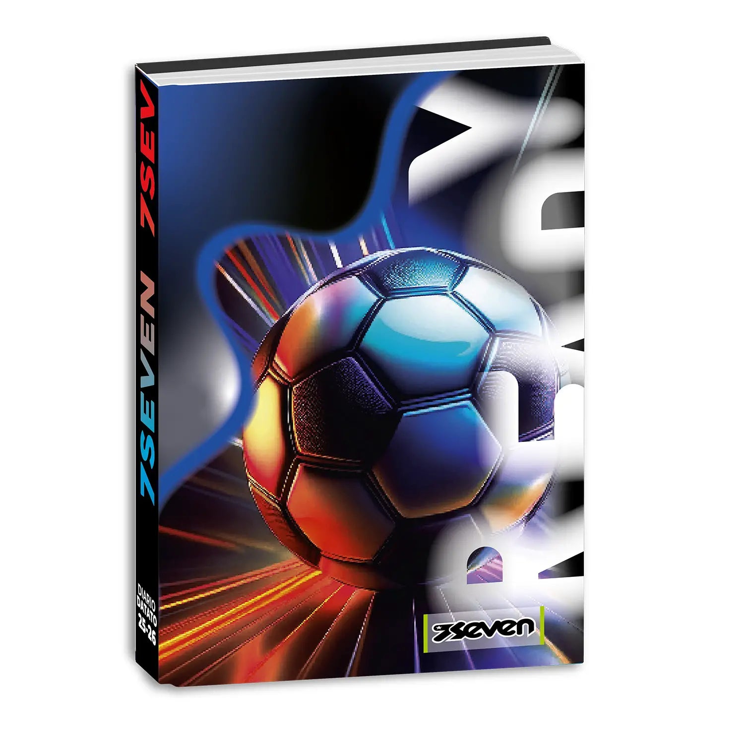 Diario Standard Giornaliero Seven Boy, Datato 2025/2026, 12 Mesi - Fantasie Assortite