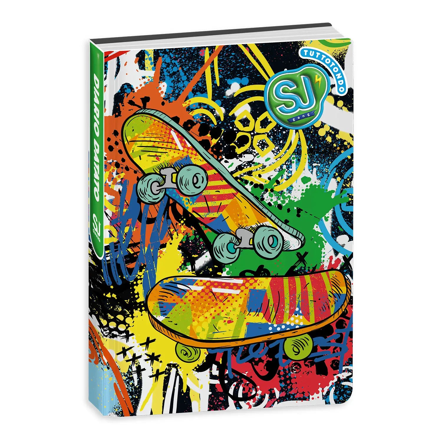 Diario Standard Giornaliero SJ Gang Boy, Datato 2025-2026, 10 Mesi - Fantasie Assortite