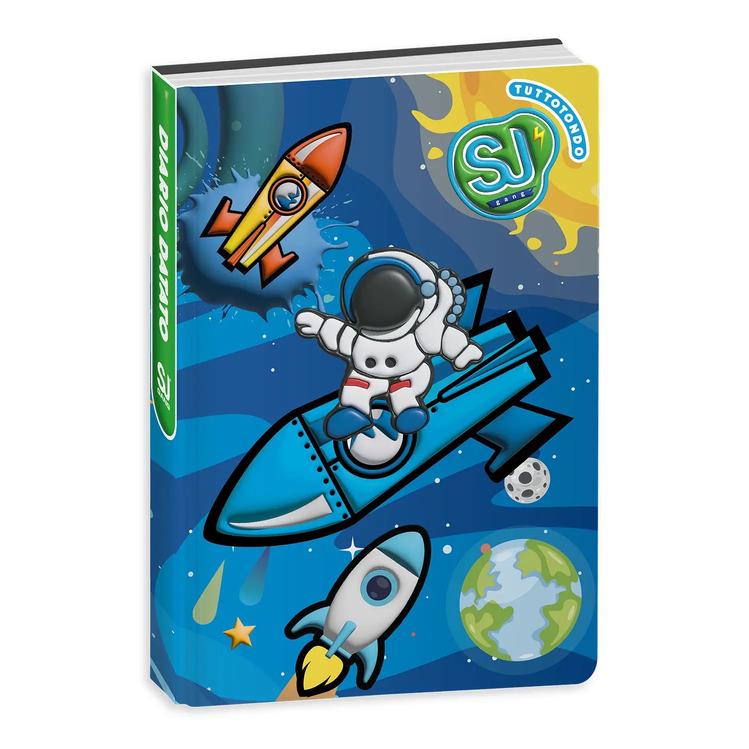 Diario Standard Giornaliero SJ Gang Boy, Datato 2025-2026, 10 Mesi - Fantasie Assortite