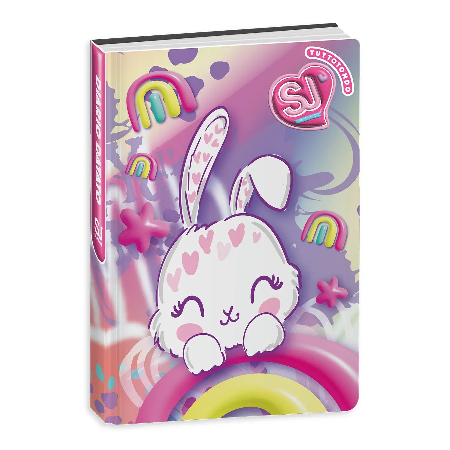 Diario Standard Giornaliero SJ Gang Girl, Datato 2025-2026, 10 Mesi - Fantasie Assortite