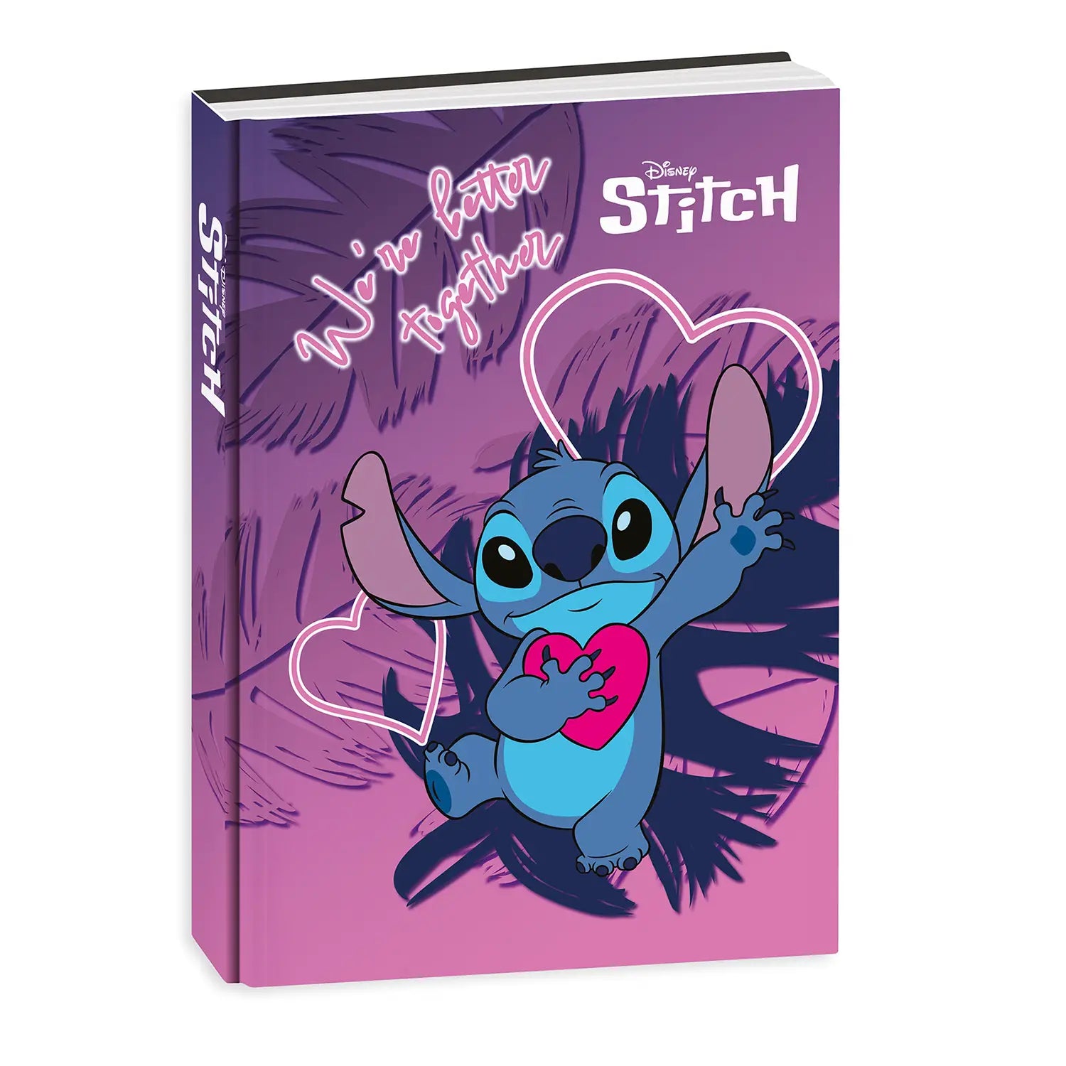 Diario Standard Giornaliero Lilo & Stitch, Non Datato, 10 Mesi - Seven