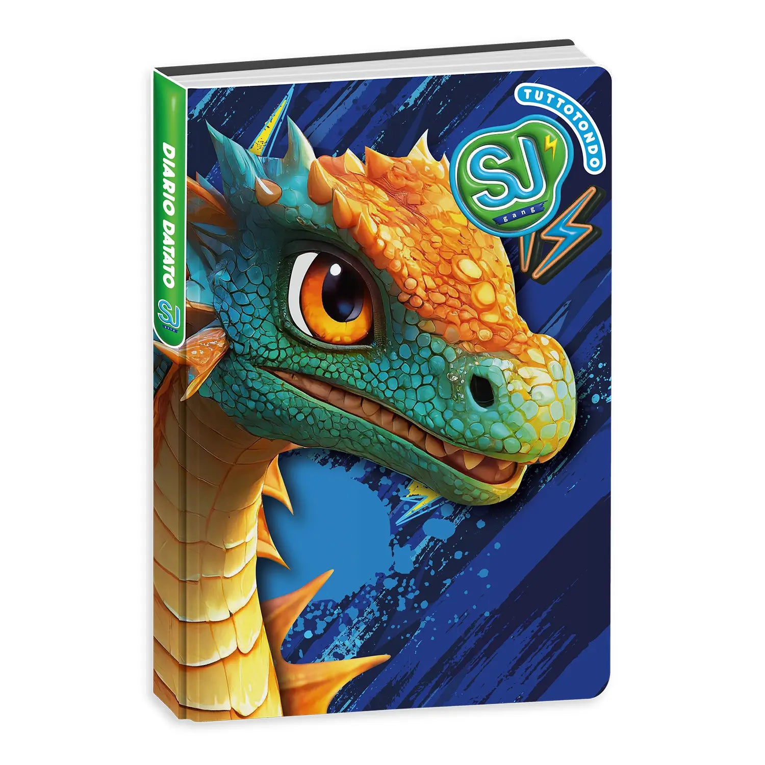 Diario Standard Giornaliero SJ Gang Animali Boy, Datato 2025-2026, 10 Mesi - Fantasie Assortite