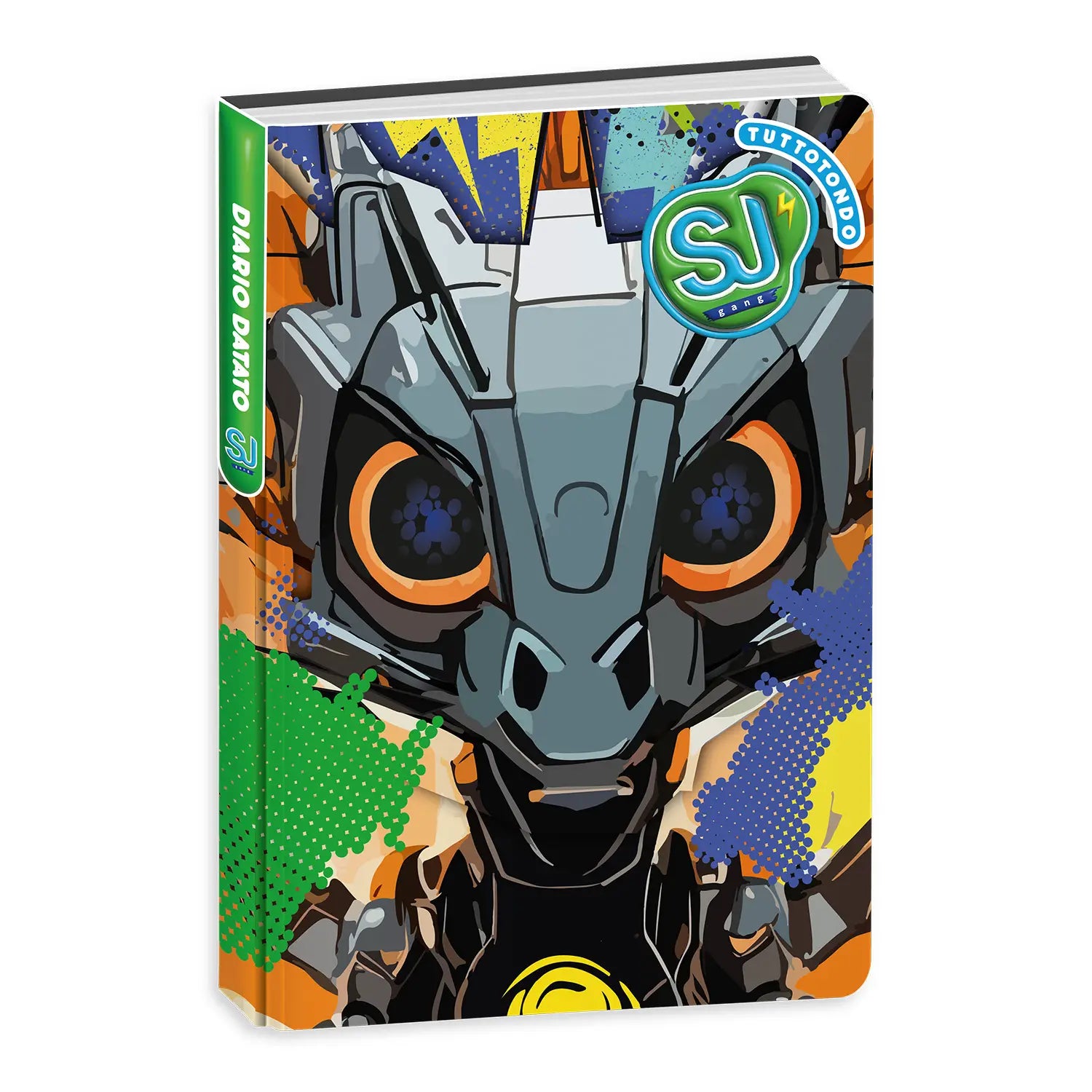 Diario Standard Giornaliero SJ Gang Animali Boy, Datato 2025-2026, 10 Mesi - Fantasie Assortite