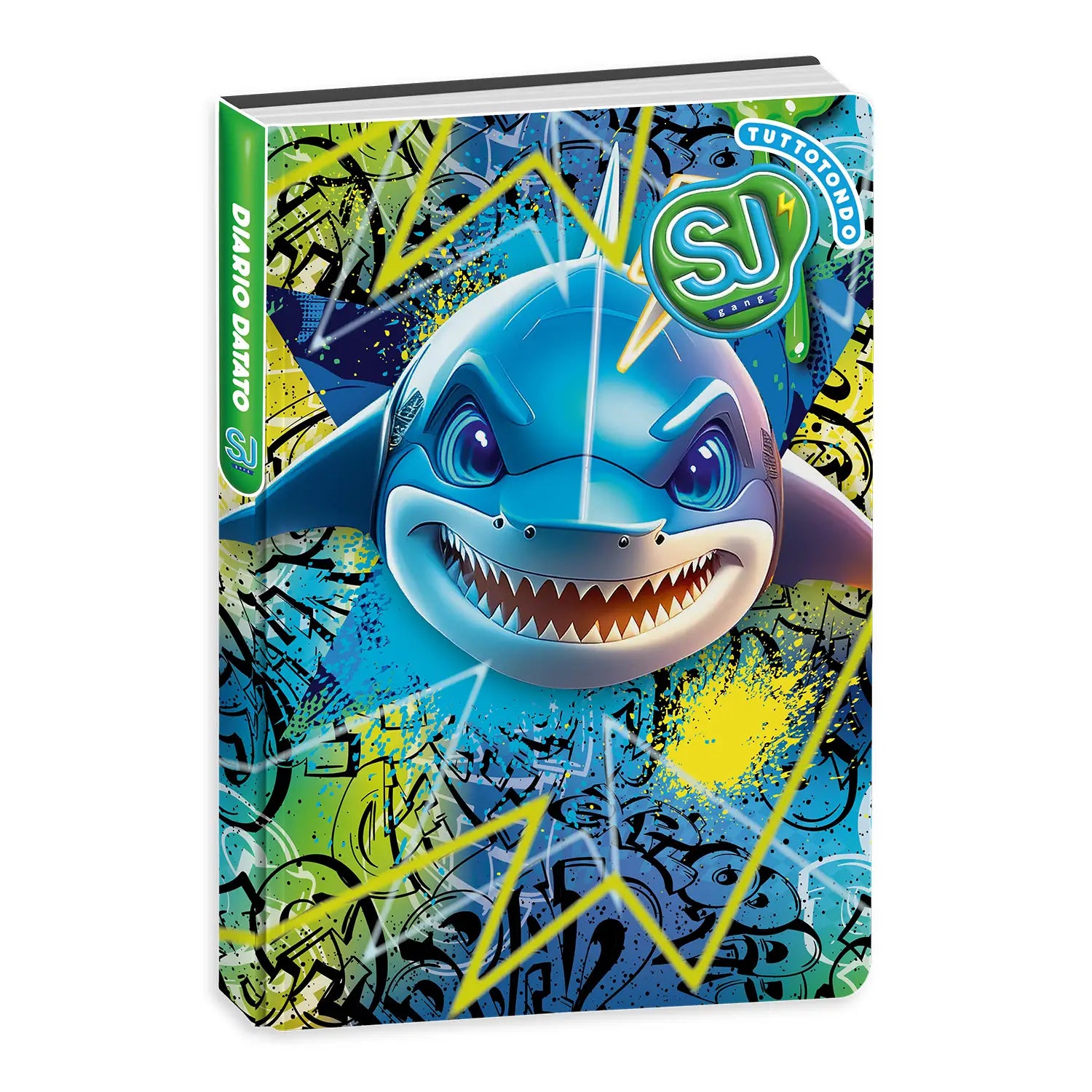 Diario Standard Giornaliero SJ Gang Animali Boy, Datato 2025-2026, 10 Mesi - Fantasie Assortite