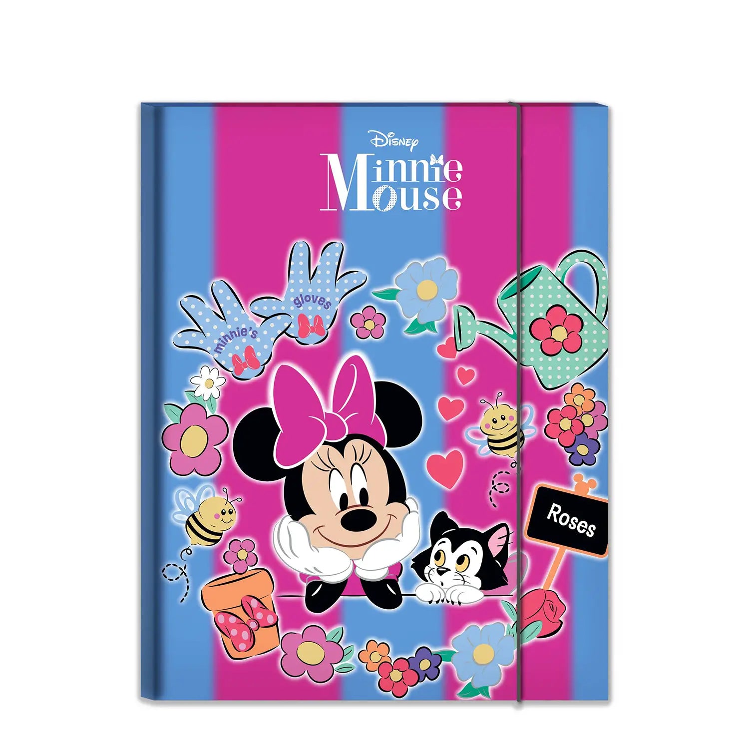 Minnie Cartellina con Elastico Dorso 1 cm