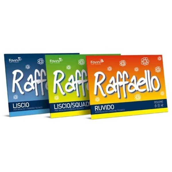 Favini Raffaello Album da Disegno 24 x 33 cm – 20 Fogli – 100 g/m²