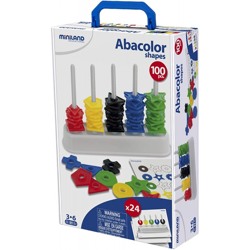 Abacolor Shapes - Abaco Didattico 100 Pezzi
