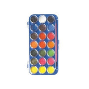 CWR Acquerelli 21 Colori con Pennello – Astuccio in Plastica