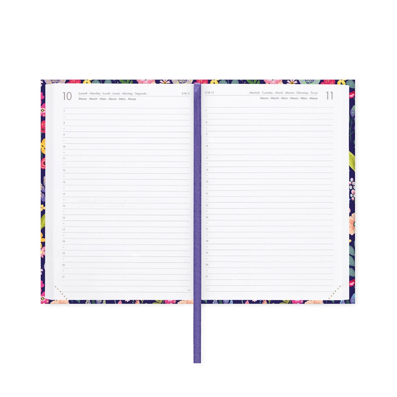 Agenda 16 Mesi Medium Photo Daily Diary Flowers 2025-2026 | Legami