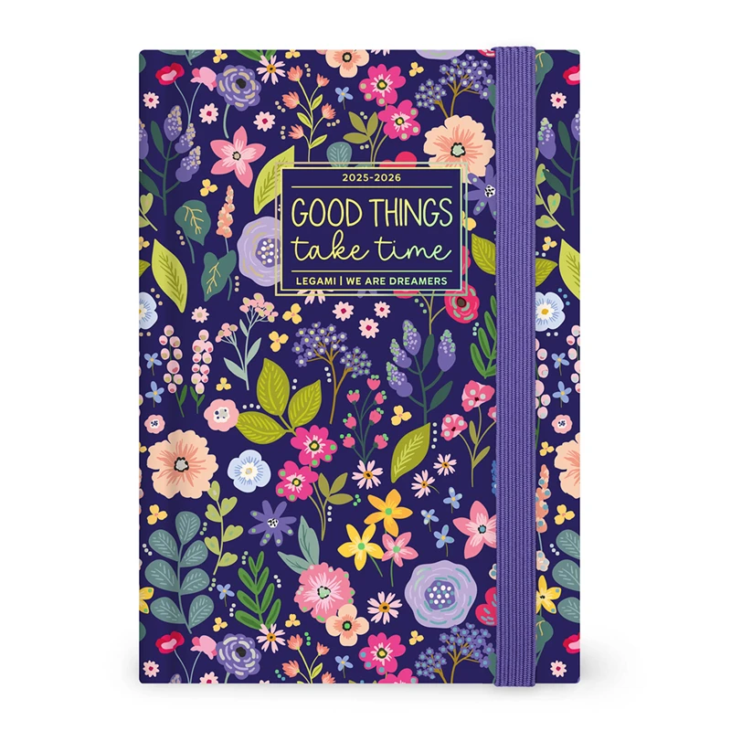 Agenda 16 Mesi Medium Photo Daily Diary Flowers 2025-2026 | Legami