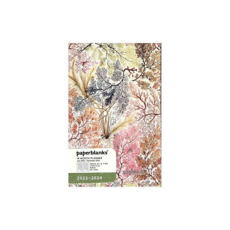 Agenda 18 Mesi Settimanale Verticale 2024 - Anemone, 21 X 13