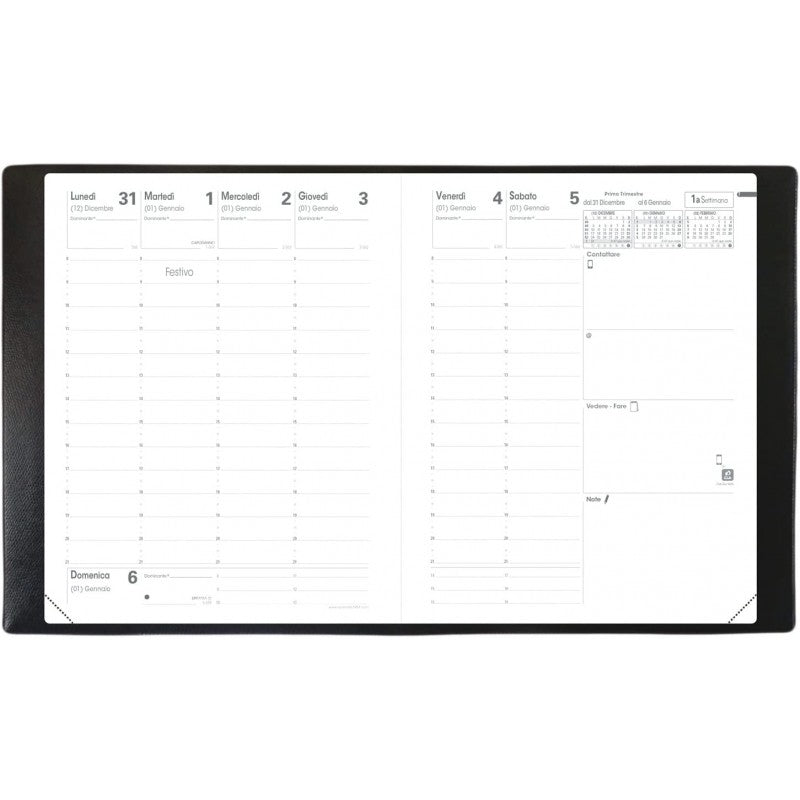 Agenda Da Ufficio Annuale 2023, Quo Vadis - 016526q - Linea: Presidente - Settimanale, 13 Mesi, Dicembre-dicembre, 21x27cm