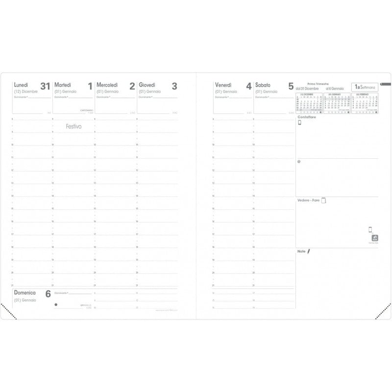 Agenda Da Ufficio Annuale 2023, Quo Vadis - 016526q - Linea: Presidente - Settimanale, 13 Mesi, Dicembre-dicembre, 21x27cm