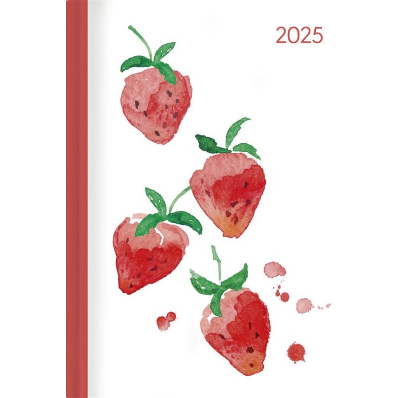 Agenda Giornaliera 12 Mesi 2025 Style Fruits - Alpha Edition - 10,7 X 15,2 Cm