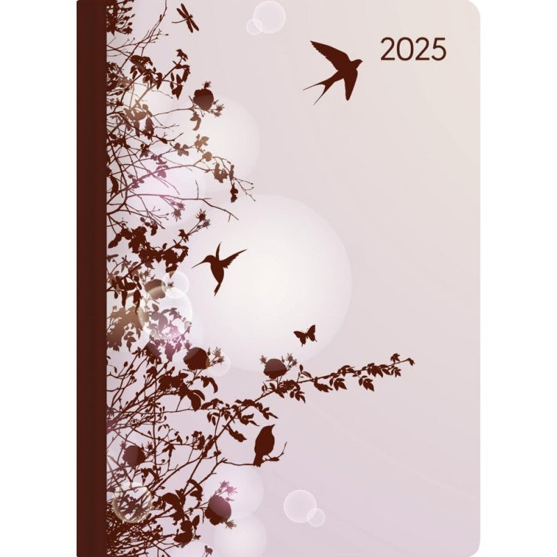 Agenda Giornaliera 12 Mesi Style Hummingbird Tree 2025 - Alpha Edition - 10,7 X 15,2 Cm