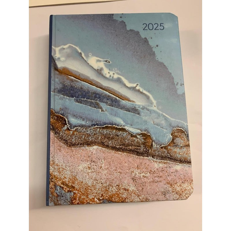Agenda Giornaliera 2025 Style Blue Marble - Alpha Edition - 10,7 X 15,2 Cm