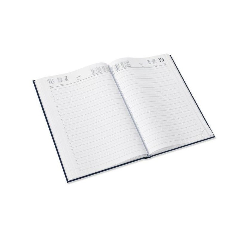 Agenda Giornaliera Buffetti 12 Mesi - 2023 - 21x29,7 Cm - Rosso