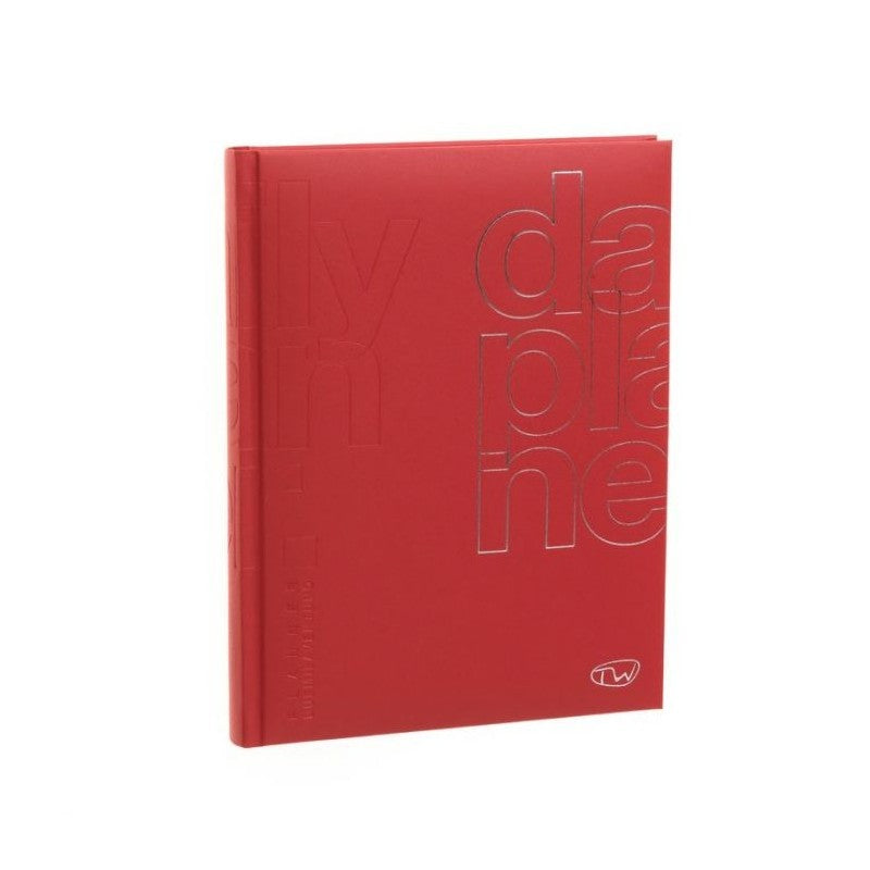 Agenda Giornaliera Buffetti 12 Mesi - 2023 - 21x29,7 Cm - Rosso