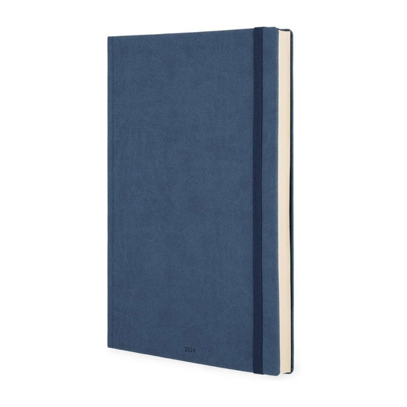 Agenda Giornaliera Maxi Legami 2024 Galactic Blue, 13 Mesi - Blu
