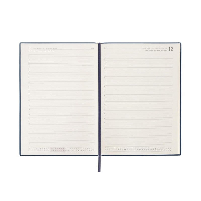 Agenda Giornaliera Maxi Legami 2024 Galactic Blue, 13 Mesi - Blu