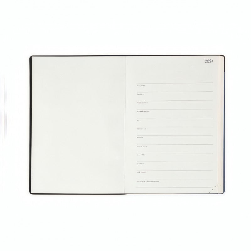 Agenda Giornaliera Medium Legami 2024, 12 Mesi - Blu Galattico