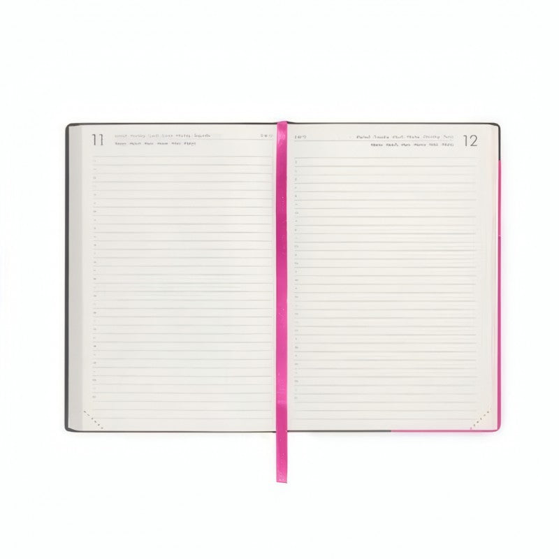 Agenda Giornaliera Medium Legami 2024 Bouganvillea, 12 Mesi - Fucsia