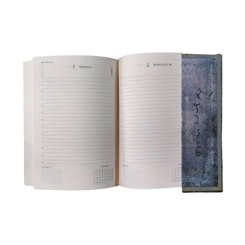 Agenda Giornaliera Midi Paperblanks 2024, 12 Mesi, Wilde, L'importanza Di Chiamarsi Ernesto - 13 X 18 Cm