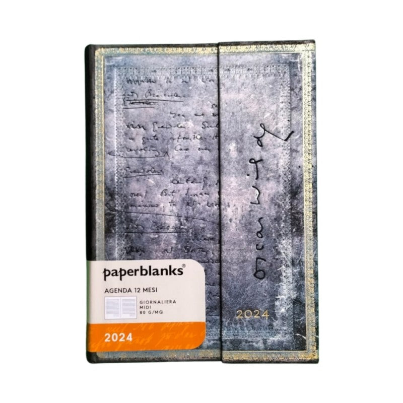 Agenda Giornaliera Midi Paperblanks 2024, 12 Mesi, Wilde, L'importanza Di Chiamarsi Ernesto - 13 X 18 Cm