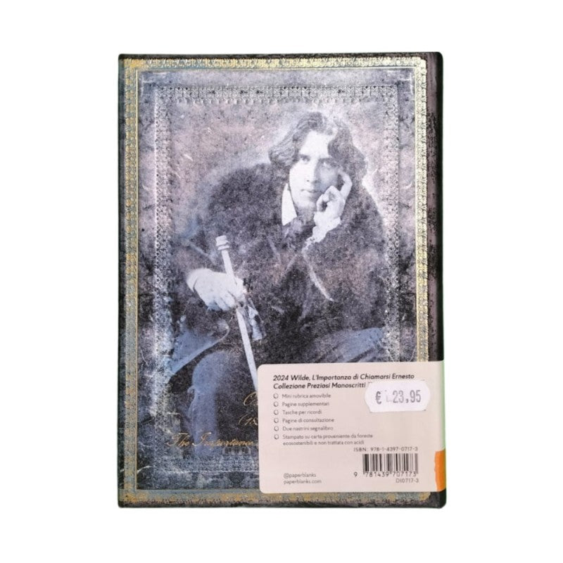 Agenda Giornaliera Midi Paperblanks 2024, 12 Mesi, Wilde, L'importanza Di Chiamarsi Ernesto - 13 X 18 Cm