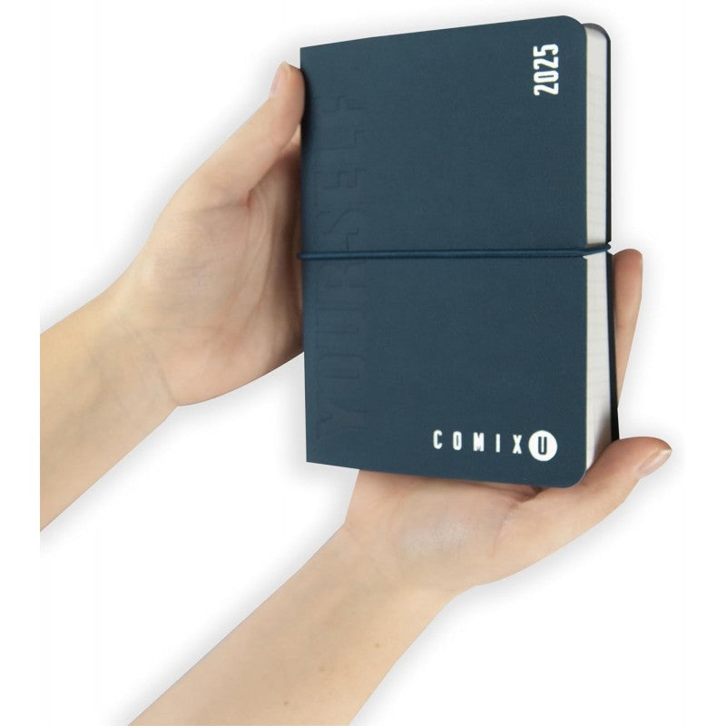 Agenda Giornaliera Mini Comix U Yourself 2024 / 2025, 16 Mesi - Blu