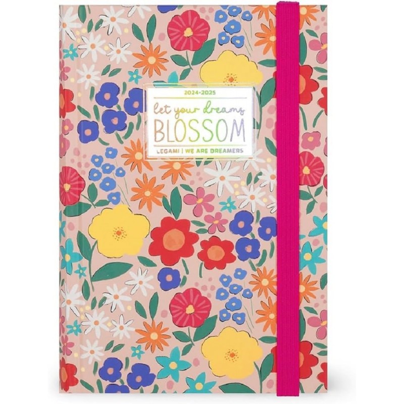 Agenda Medium Legami Flowers 2024/2025 16 Mesi Giornaliera