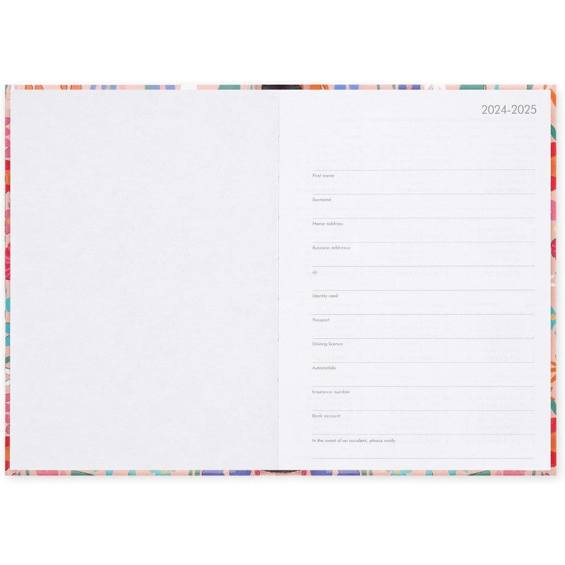 Agenda Medium Legami Flowers 2024/2025 16 Mesi Giornaliera