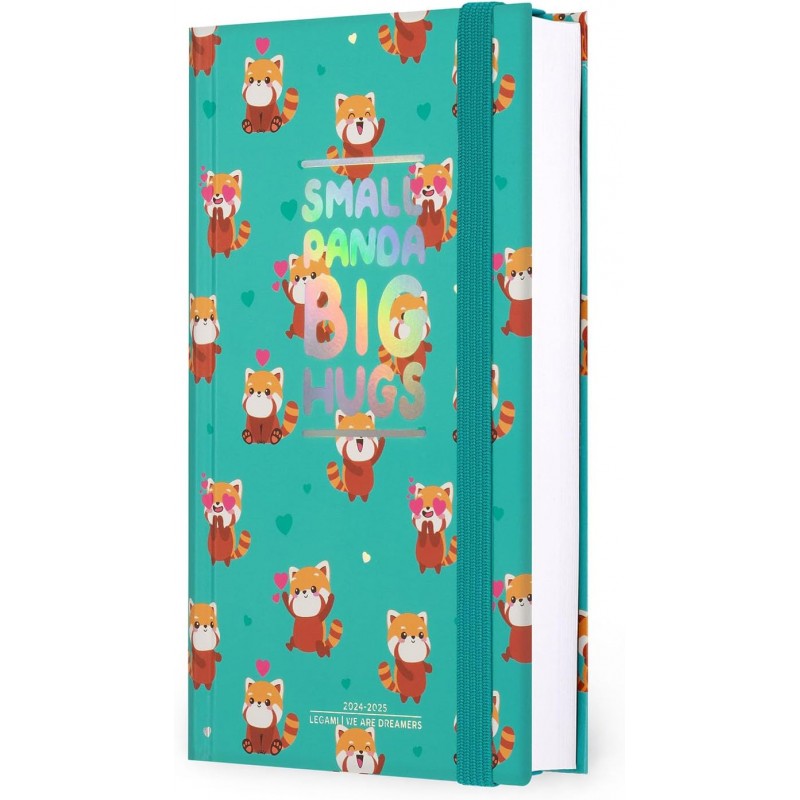 Agenda Medium Legami Red Panda 2024/2025 16 Mesi Giornaliera