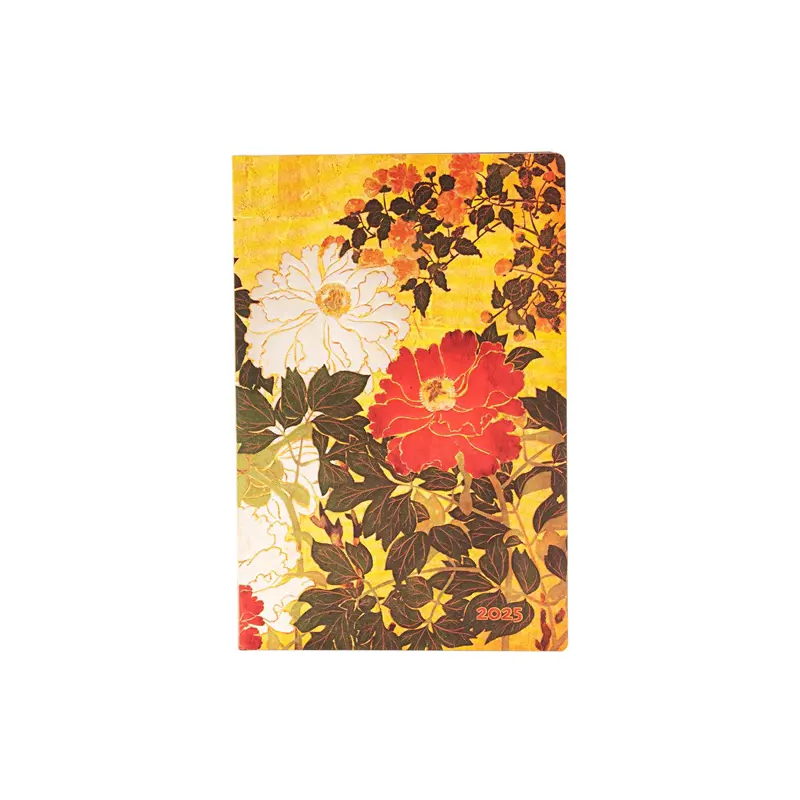 Agenda Mini Paperblanks 2025 Natsu Fiori Rinpa, 176 Pagine 100gr