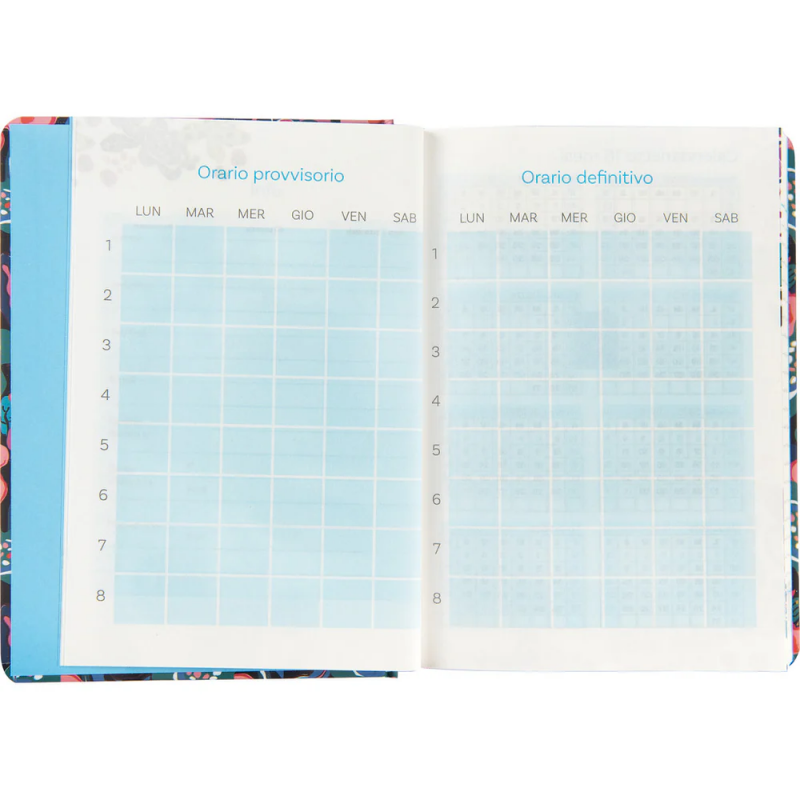Agenda Mini Turnowsky 2024/25 13 Mesi Giornaliera Blu