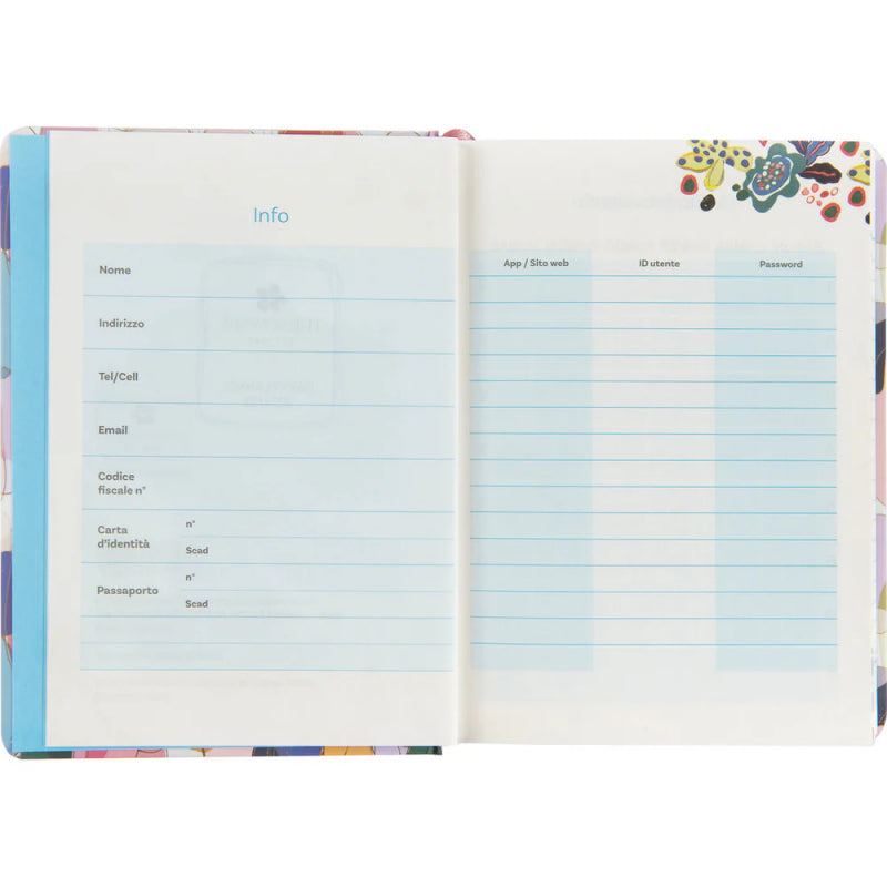 Agenda Mini Turnowsky 2024/25 13 Mesi Giornaliera Multicolore