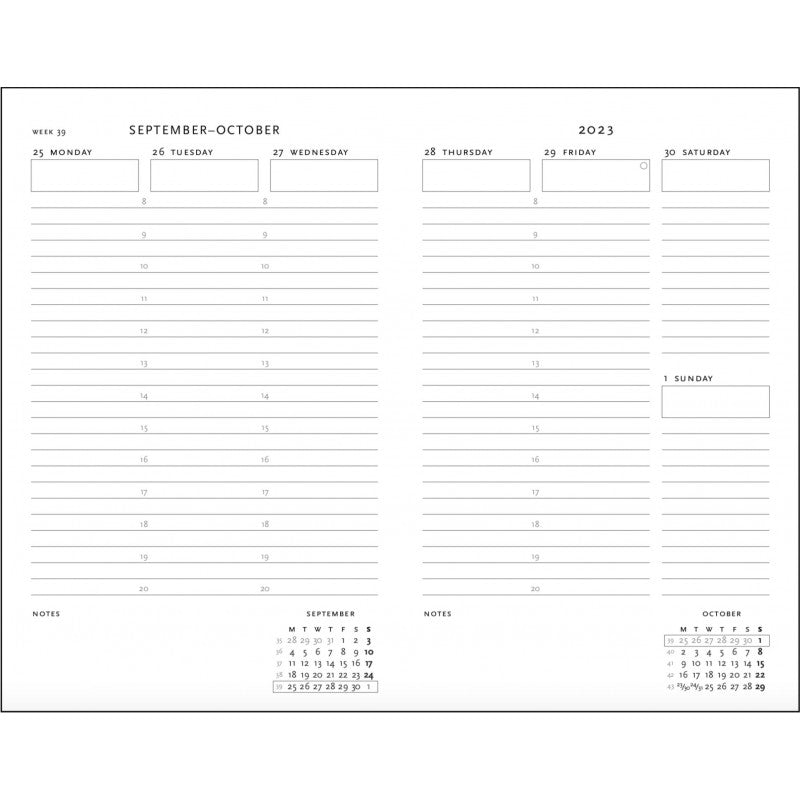 Agenda Paperblanks, 2023, 12 Mesi, Sett. Verticale Midi