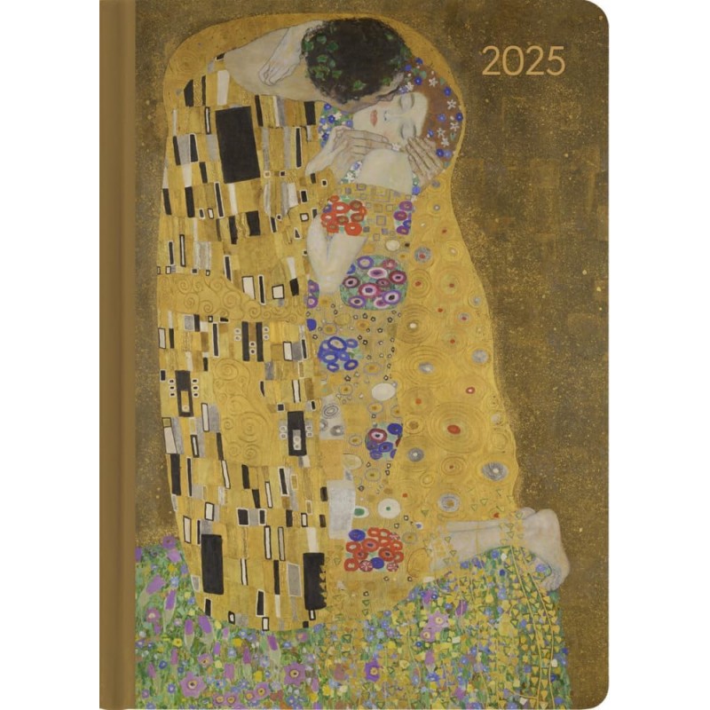 Agenda Settimanale 12 Mesi 2025 Ladytimer Klimt - Alpha Edition - 10,7 X 15,2 Cm