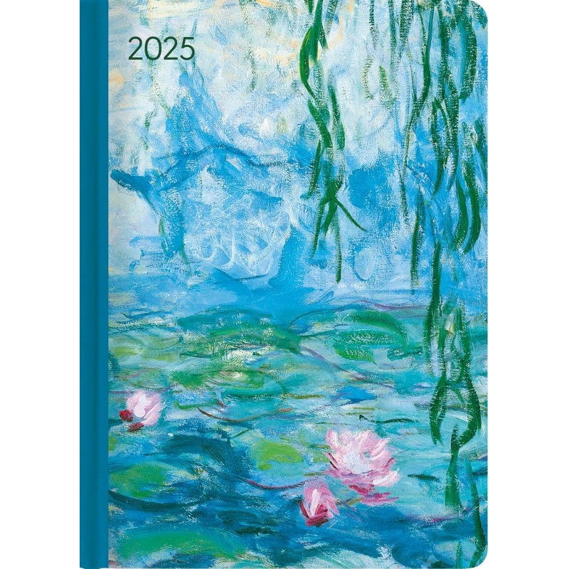 Agenda Settimanale 12 Mesi 2025 Ladytimer Monet - Alpha Edition - 10,7 X 15,2 Cm