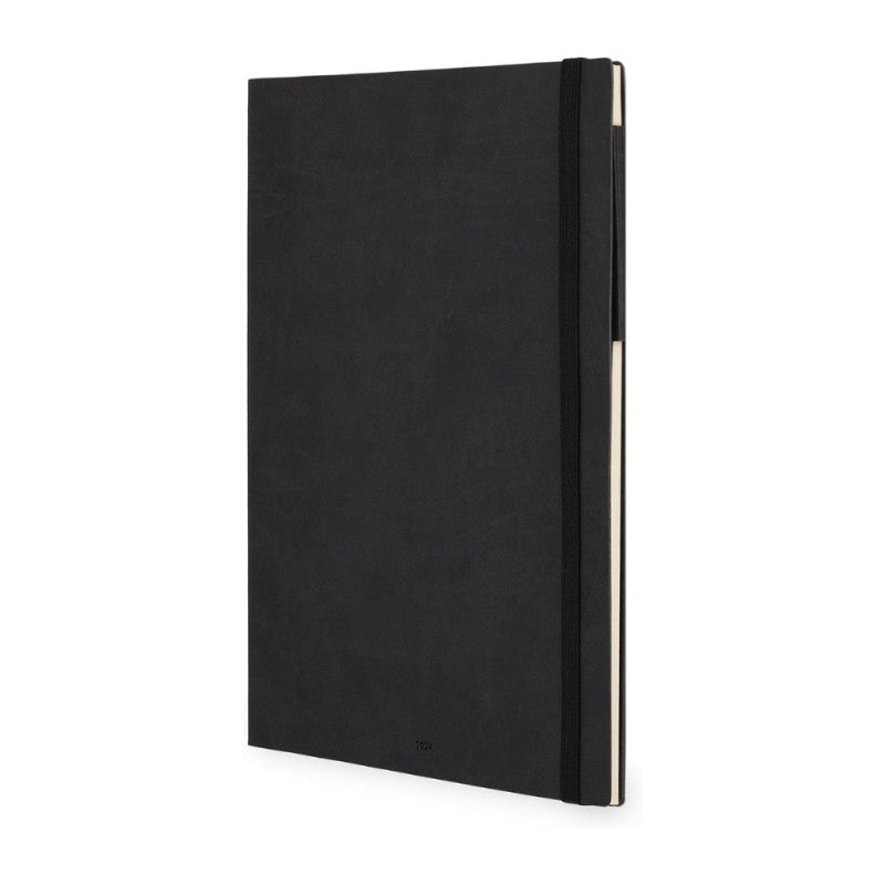 Agenda Settimanale Maxi Legami 2024 Black Onyx, 12 Mesi - Nero
