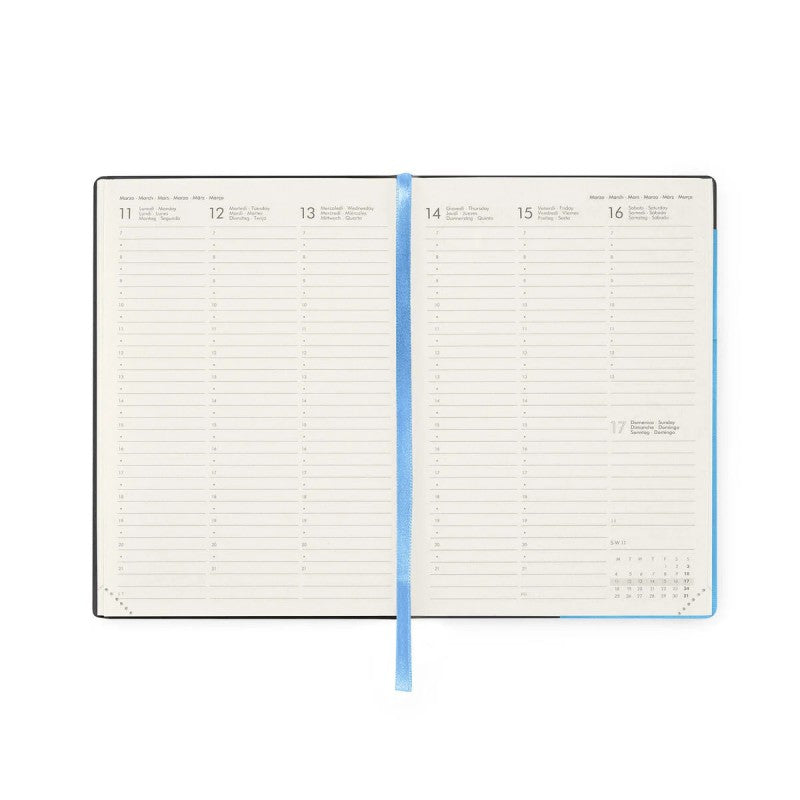 Agenda Settimanale Medium Legami 2024 Crystal Blue, 12 Mesi - Azzurro