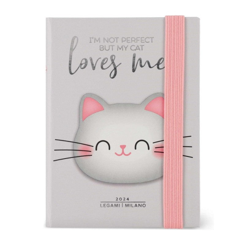 Agenda Settimanale Mini Legami 2024 Kitty, 12 Mesi