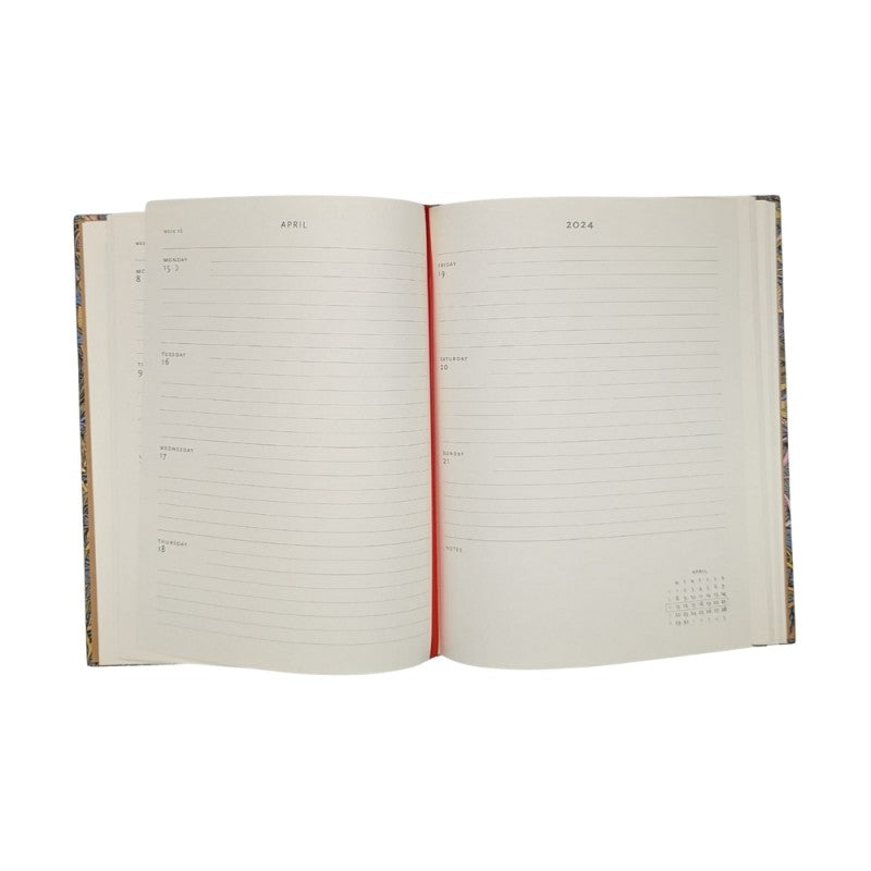 Agenda Settimanale Ultra Paperblanks 2024, Verticale, 12 Mesi, Turchese Granada Mosaico Moresco, Cm 18x23