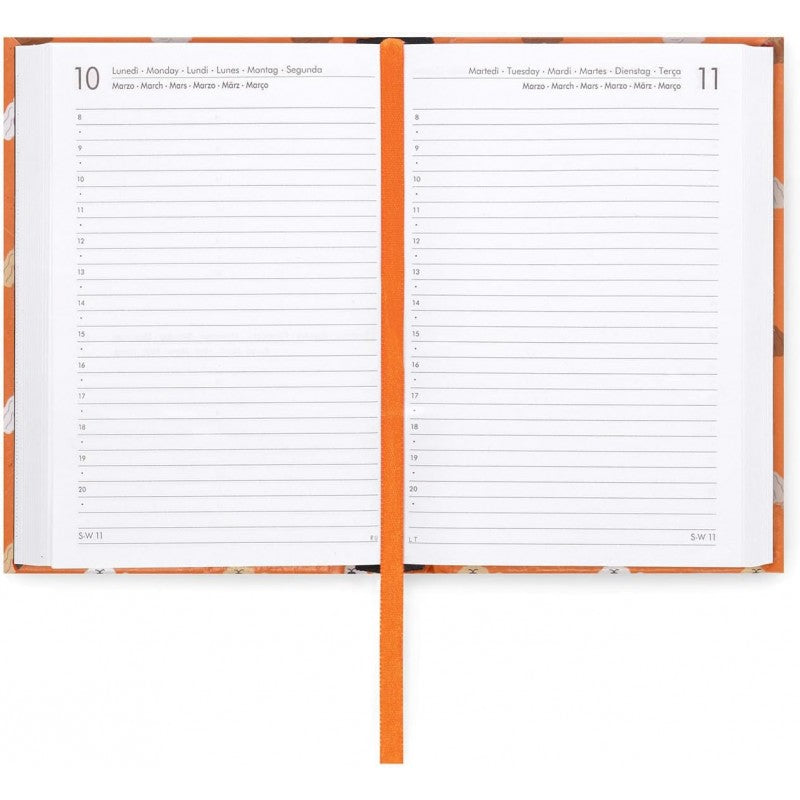 Agenda Small Legami Apricot Dogs 2024/2025 16 Mesi Giornaliera