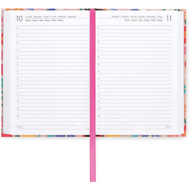 Agenda Small Legami Flowers 2024/2025 16 Mesi Giornaliera