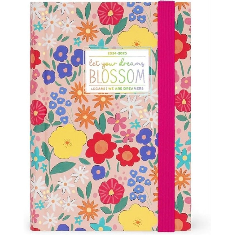 Agenda Small Legami Flowers 2024/2025 16 Mesi Giornaliera